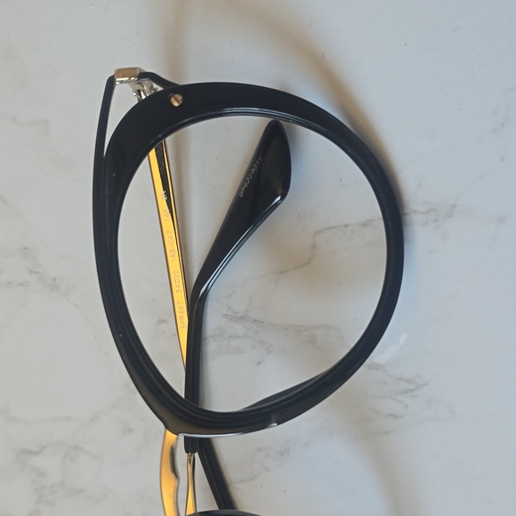 ✨️ Prada Catwalk Women's Eyeglasses Frames Sunglasses Black Cateye - Authentic - Picture 9 of 11